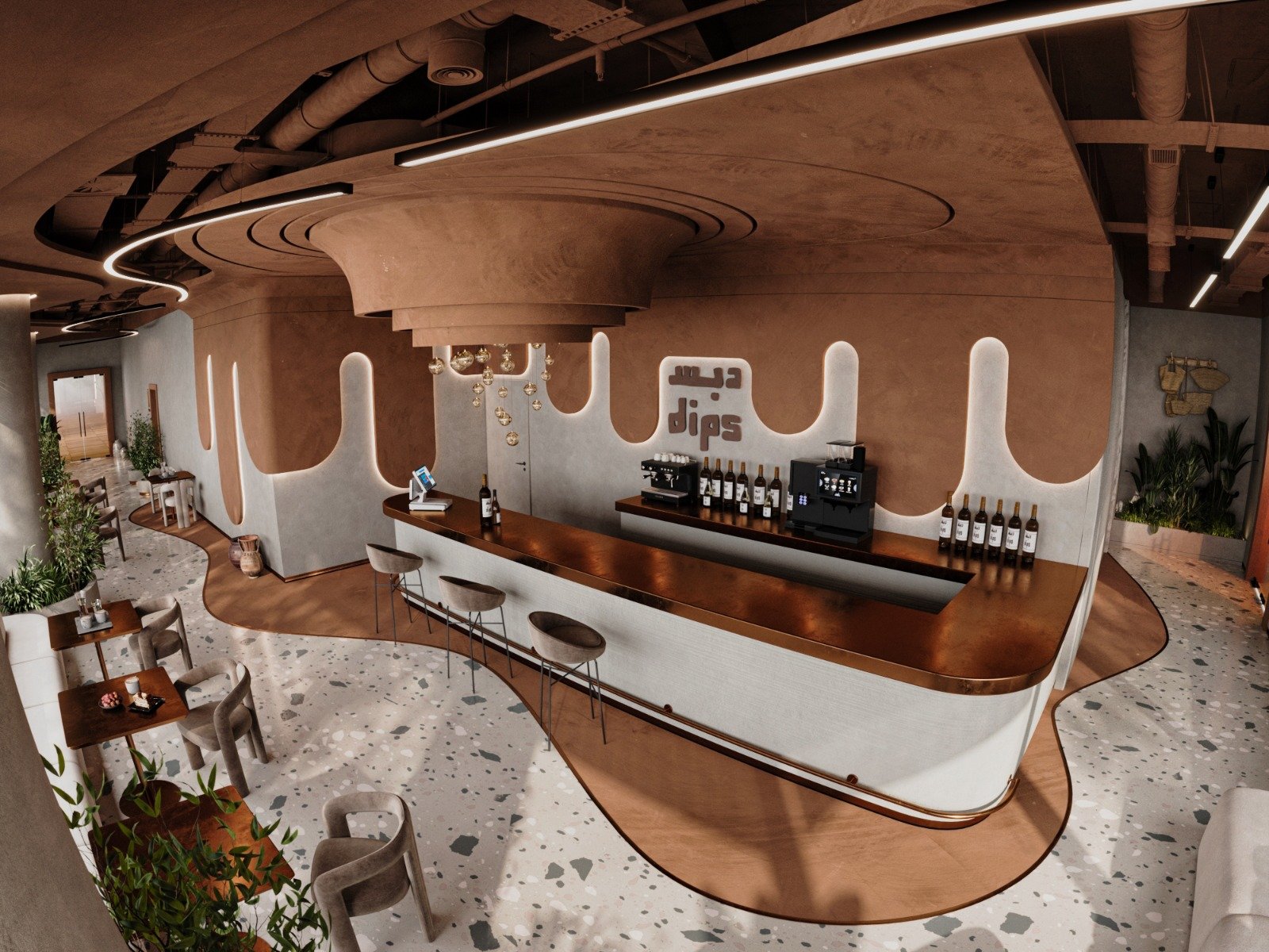 Interior design project by E M H
